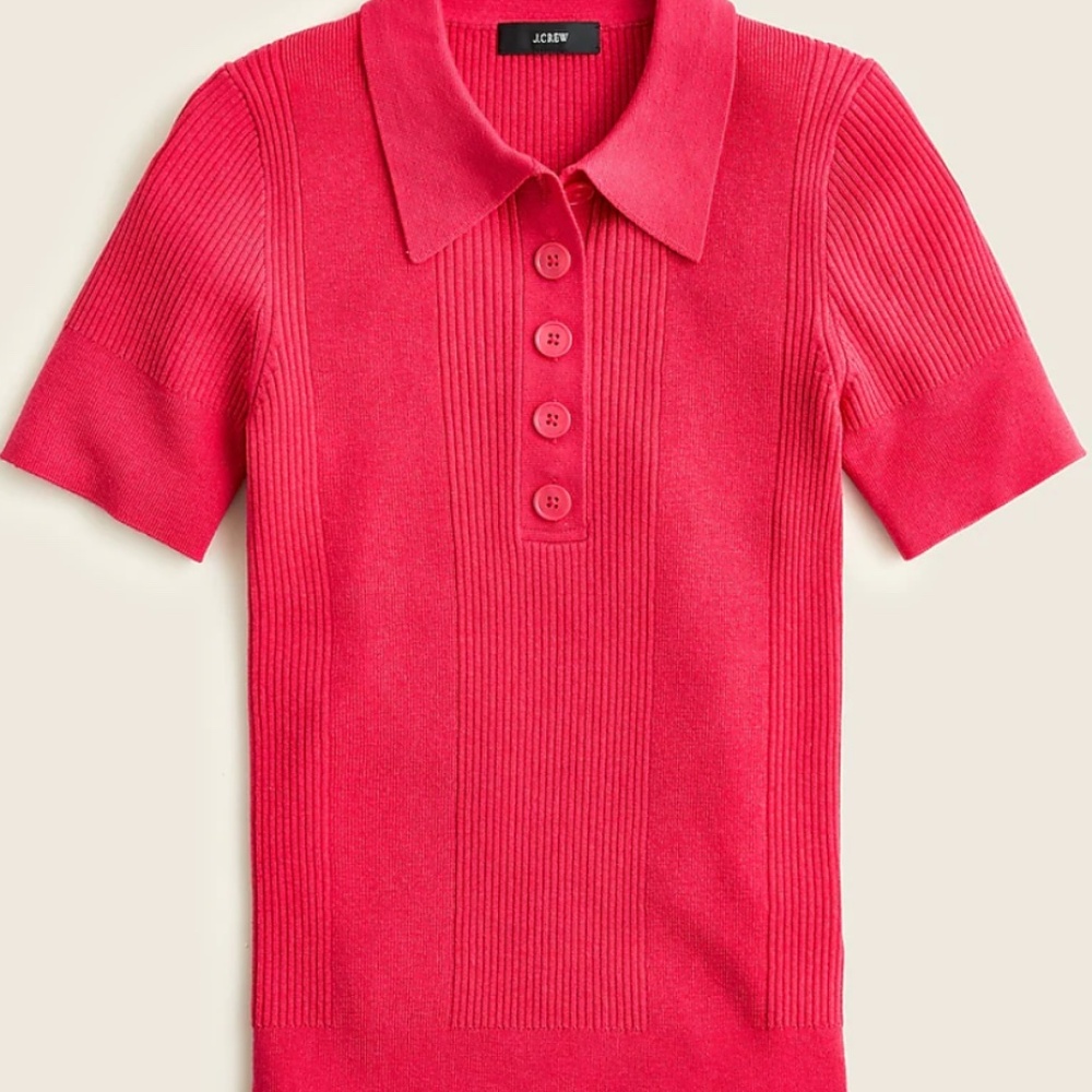 J.Crew Knit Collar Sweater short-sleeved - Picture 8 of 8